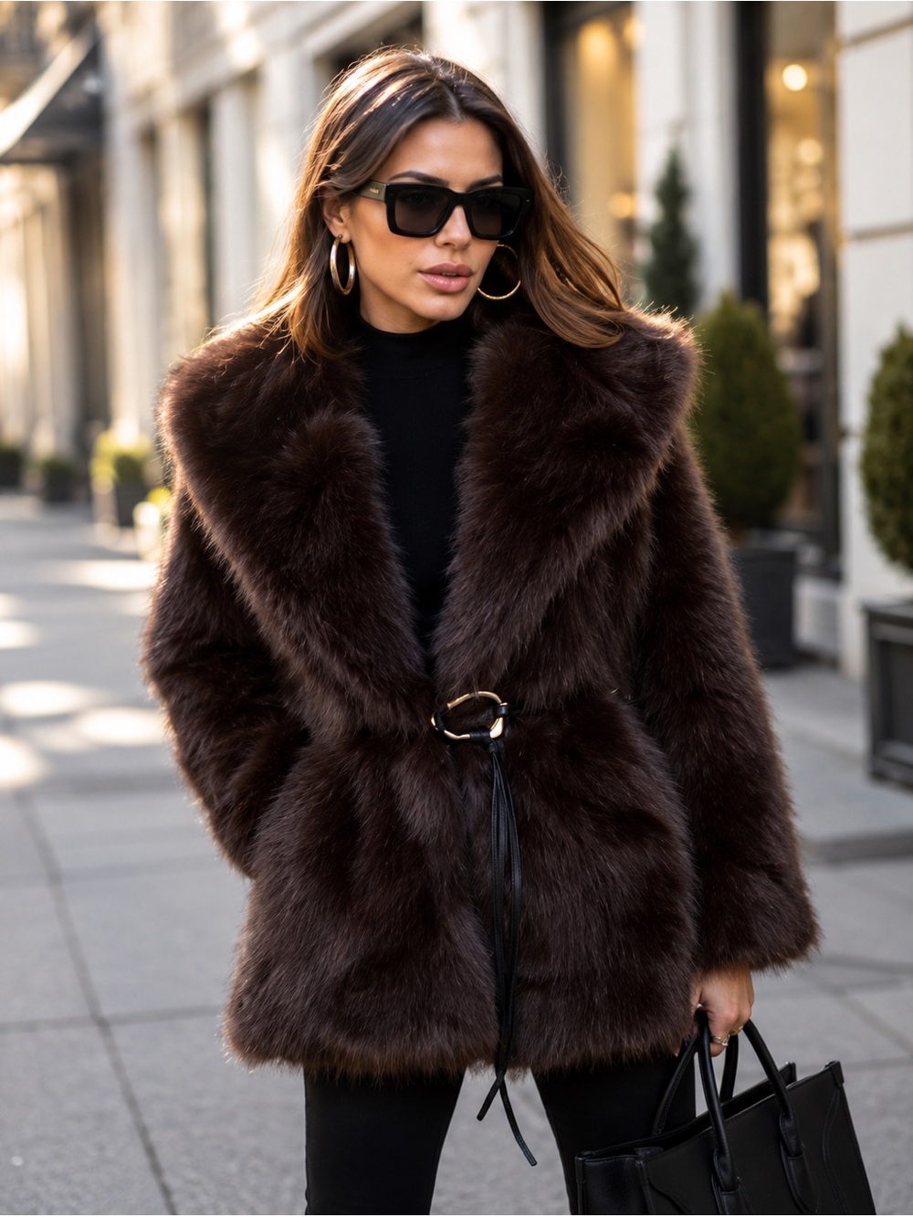 NEW VIRAL ZARA LUXURY FAUX FUR COAT WITH BELT SIZE M
🚨NO DISCOUNT